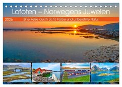 Cover Lofoten - Norwegens Juwelen (Tischkalender 2026 DIN A5 quer), CALVENDO Monatskalender