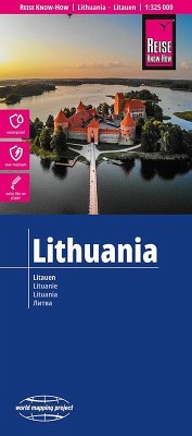 Cover Reise Know-How Landkarte Litauen und Kaliningrad / Lithuania and Kaliningrad (1:325.000)