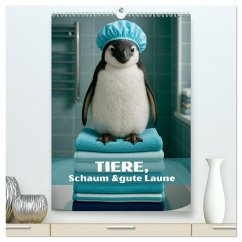 Tiere, Schaum und gute Laune (hochwertiger Premium Wandkalender 2026 DIN A2 hoch), Kunstdruck in Hochglanz