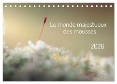 Le monde majestueux des mousses (Calendrier de bureau 2026 DIN A5 vertical), CALVENDO calendrier mensuel