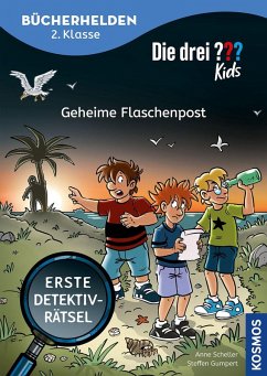 Cover Die drei ??? Kids, Bücherhelden 2. Klasse, Geheime Flaschenpost