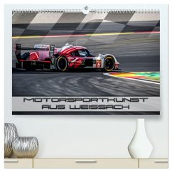 Cover Motorsportkunst aus Weissach (hochwertiger Premium Wandkalender 2026 DIN A2 quer), Kunstdruck in Hochglanz