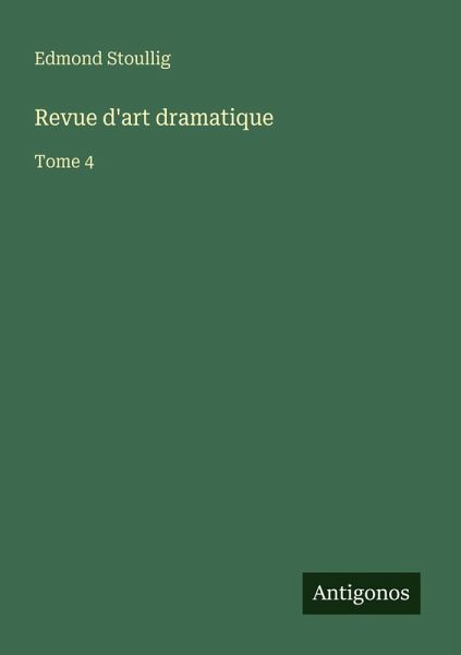 Revue d'art dramatique Revue d'art dramatique