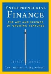 Cover Entrepreneurial Finance