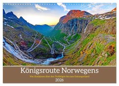 Cover Königsroute Norwegens (Wandkalender 2026 DIN A3 quer), CALVENDO Monatskalender