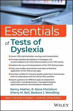 Essentials of the Tests of Dyslexia Essentials of the Tests of Dyslexia