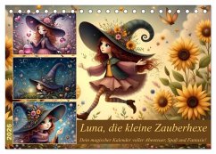 Luna, die kleine Zauberhexe (Tischkalender 2026 DIN A5 quer), CALVENDO Monatskalender Luna, die kleine Zauberhexe (Tischkalender 2026 DIN A5 quer), CALVENDO Monatskalender