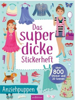 Cover Das superdicke Stickerheft - Anziehpuppen