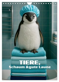 Tiere, Schaum und gute Laune (Wandkalender 2026 DIN A4 hoch), CALVENDO Monatskalender