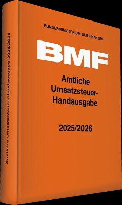 Cover Amtliche Umsatzsteuer-Handausgabe 2025/2026