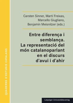 Cover Entre diferença i semblança. La representació del món catalanoparlant en el discurs d'avui i d'ahir