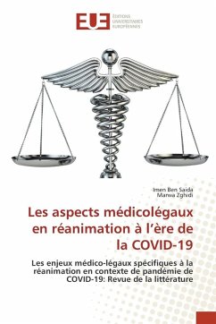 Cover Les aspects médicolégaux en réanimation à l'ère de la COVID-19