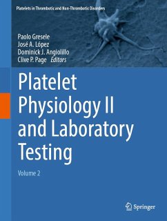 Cover Platelet Physiology II and Laboratory Testing (eBook, PDF)