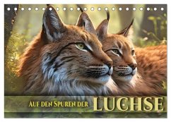 Auf den Spuren der Luchse (Tischkalender 2026 DIN A5 quer), CALVENDO Monatskalender Auf den Spuren der Luchse (Tischkalender 2026 DIN A5 quer), CALVENDO Monatskalender