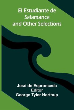 El Estudiante De Salamanca And Other Selections - de Espronceda, Jos