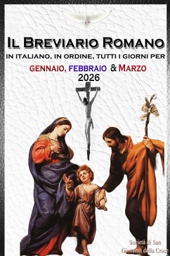 Cover Il Breviario Romano in italiano, in ordine, tutti i giorni per gennaio, febbraio, marzo 2026 (eBook, ePUB)