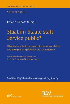 Cover Staat im Staate statt Service public? (eBook, PDF)