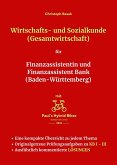 Wirtschafts- und Sozialkunde (Gesamtwirtschaft) für Finanzassistentin und Finanzassistent Bank (Baden-Württemberg) (eBook, ePUB)