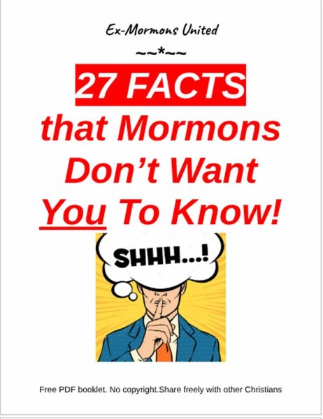 27 Facts that Mormons Don't Want You To Know! (eBook, ePUB) 27 Facts that Mormons Don't Want You To Know! (eBook, ePUB)