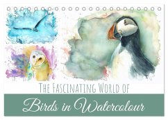 The Fascinating World of Birds in Watercolour (Desk Calendar 2026 DIN A5 landscape), CALVENDO 12 Month DeskCalendar The Fascinating World of Birds in Watercolour (Desk Calendar 2026 DIN A5 landscape), CALVENDO 12 Month DeskCalendar
