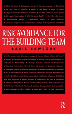 Risk Avoidance for the Building Team Cover Risk Avoidance for the Building Team