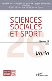 Sciences sociales et sport Numéro 26