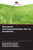 Éducation environnementale vers la durabilité Éducation environnementale vers la durabilité