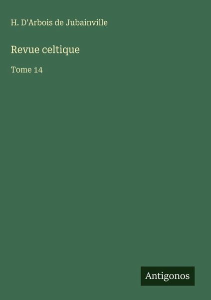 Revue celtique Revue celtique