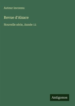 Revue d'Alsace - Auteur Inconnu Revue d'Alsace - Auteur Inconnu