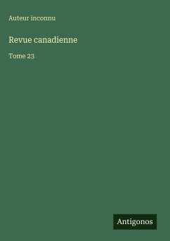 Cover Revue canadienne