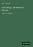 Revue critique d'histoire et de littérature