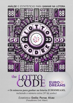 Cover The Lotto Code, Análise e Estatísticas para Ganhar na Loteria + Os números para ganhar na lotaria EURODREAMS, incluindo o número extra (Nº de sonho)
