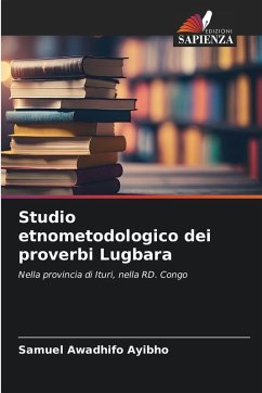 Cover Studio etnometodologico dei proverbi Lugbara
