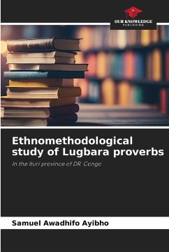 Cover Ethnomethodological study of Lugbara proverbs
