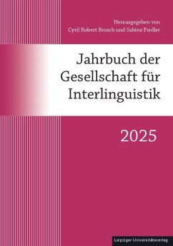 Cover Jahrbuch der Gesellschaft für Interlinguistik