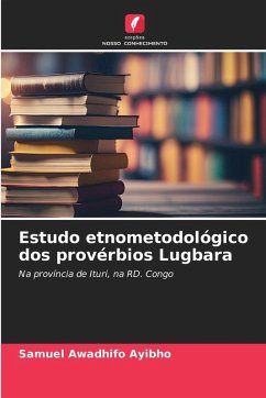 Cover Estudo etnometodológico dos provérbios Lugbara