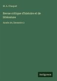 Revue critique d'histoire et de littérature