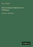 Revue critique d'histoire et de littérature