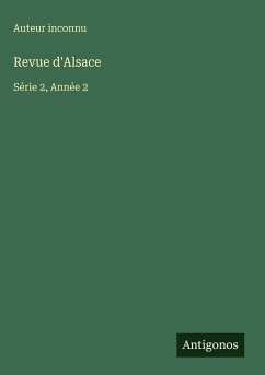Revue d'Alsace - Auteur Inconnu