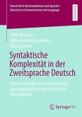 Syntaktische Komplexität in der Zweitsprache Deutsch (eBook, PDF)