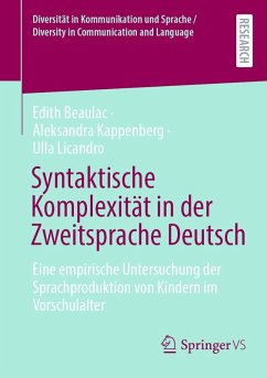 Cover Syntaktische Komplexität in der Zweitsprache Deutsch (eBook, PDF)