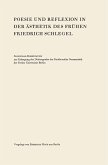 Poesie und Reflexion in der Ästhetik des Frühen Friedrich Schlegel (eBook, PDF)