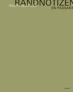 Cover Ralph Blättler - Randnotizen / En passant