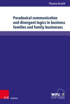 Cover Paradoxical communication and divergent logics in business families and family businesses