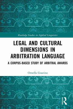 Legal and Cultural Dimensions in Arbitration Language (eBook, PDF) Cover Legal and Cultural Dimensions in Arbitration Language (eBook, PDF)