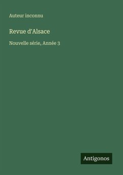 Revue d'Alsace - Auteur Inconnu Revue d'Alsace - Auteur Inconnu