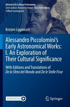 Cover Alessandro Piccolomini's Early Astronomical Works: I. An Exploration of Their Cultural Significance