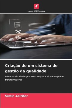 Cover Criação de um sistema de gestão da qualidade