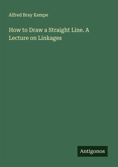 Cover How to Draw a Straight Line. A Lecture on Linkages