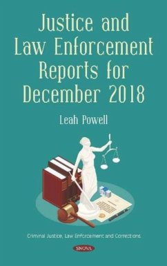 Cover Justice and Law Enforcement Reports for December 2018